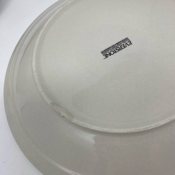 Set of 2 Vintage Everstone Stoneware Plates - Picture 5 of 5